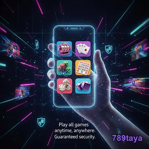 Mobile player enjoying secure gaming at 789taya